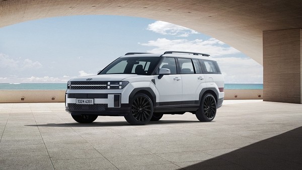 싼타페 전측면부. [사진=현대자동차]