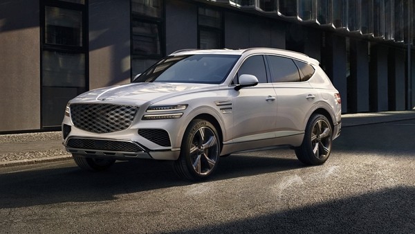 GV80 전측면부. [사진=제네시스]