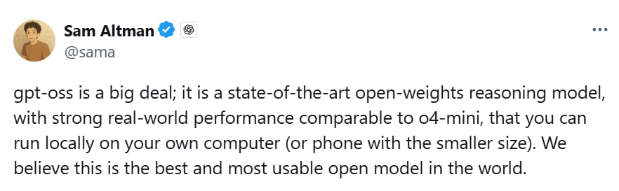 샘 올트먼 X 계정