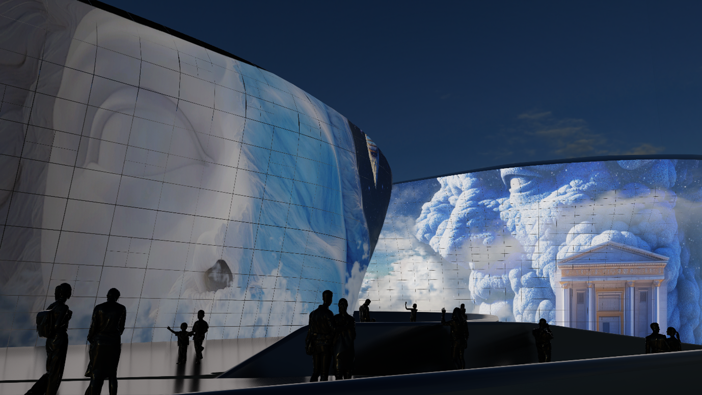 오픈AI 지원을 받은 아티스트 최세훈이 인공지능(AI) 영상 생성 도구 '소라'로 제작한 미디어 아트 / 오픈AI 제공