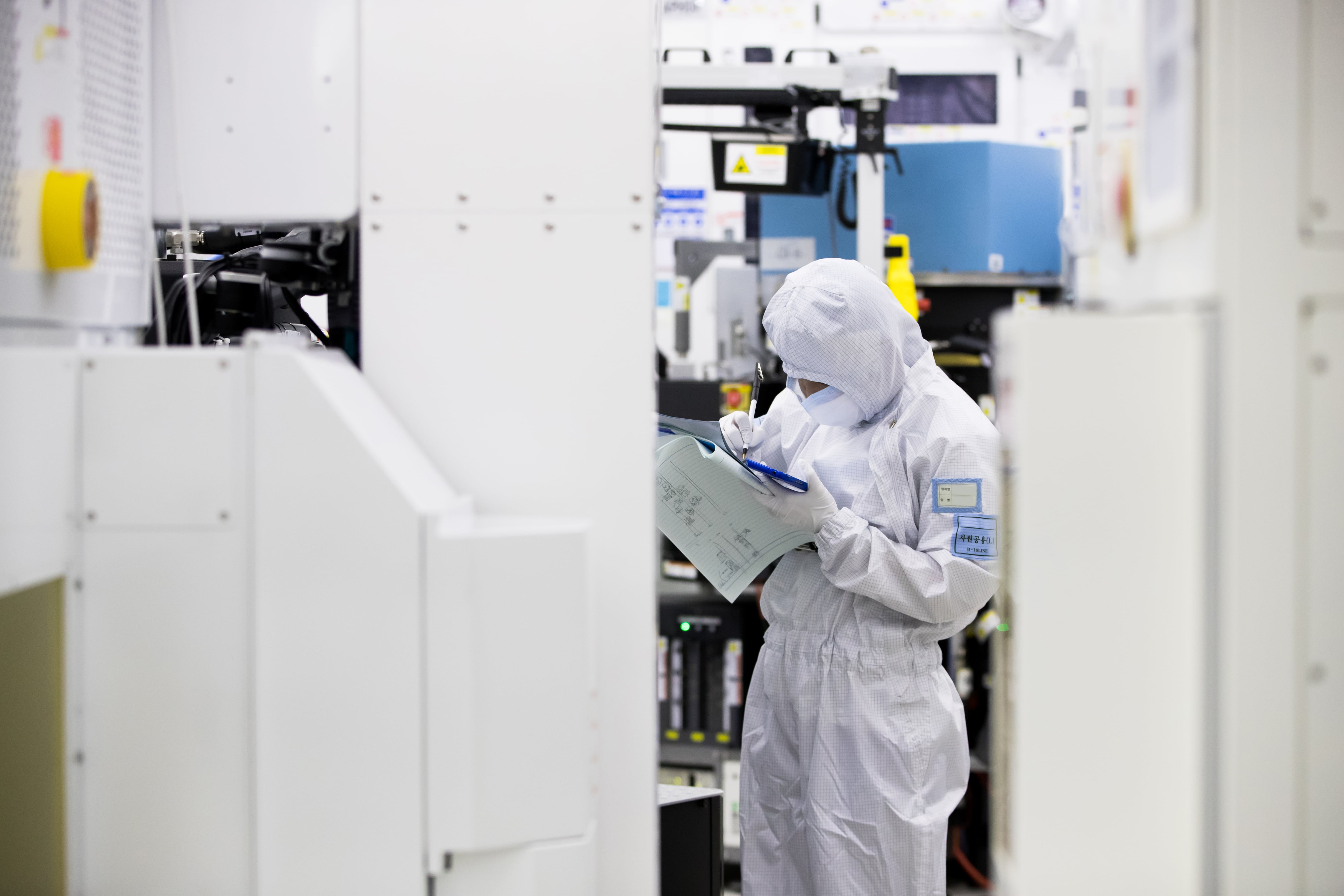 삼성전자 반도체 팹(공장) 내부./삼성전자 제공