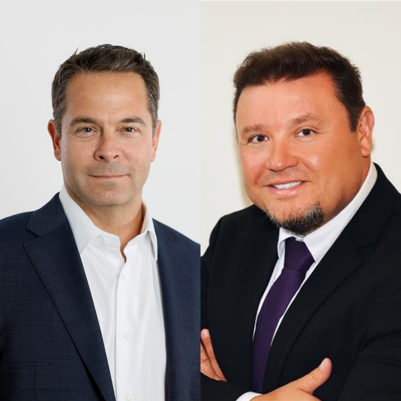 제네시스 미국 법인 영업 운영 부사장으로 선임된 스티븐 얀두라(Steven Yandura)(왼쪽)과 애프터세일즈·고객 만족·교육 부사장으로 선임된 로버트 렉즈나르(Robert Lecznar). / 제네시스