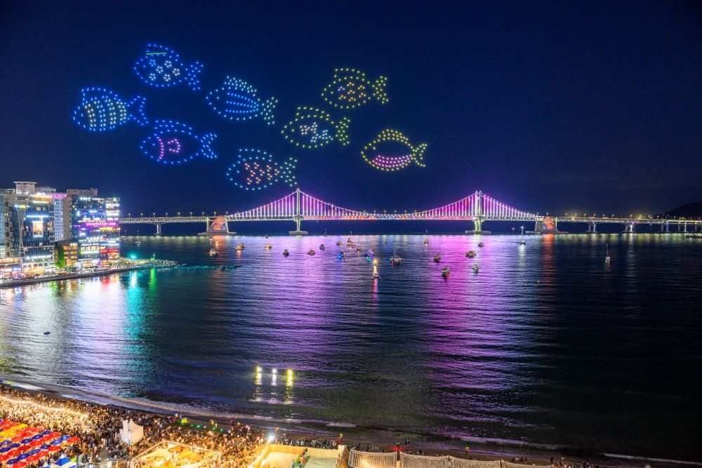2024 광안리 방어축제 드론쇼 / 사진=비짓부산 니콘이미징코리아@임성환