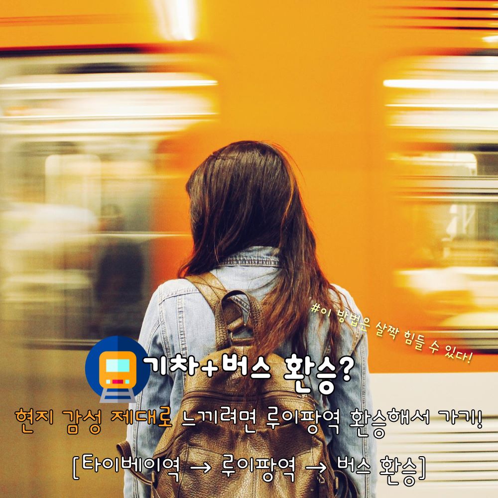 기차 + 버스 환승 / ⓒ인포매틱스뷰