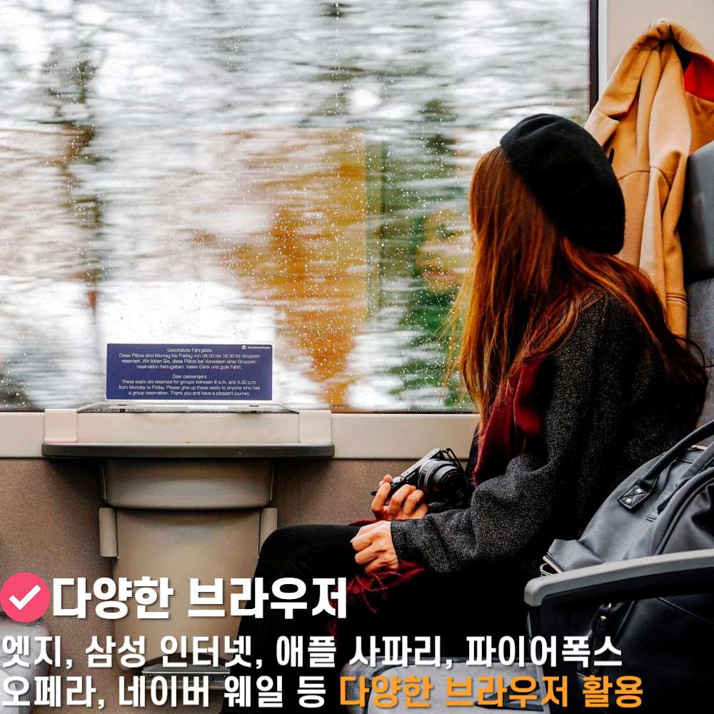 다양한 브라우저 이용 / ⓒ인포매틱스뷰