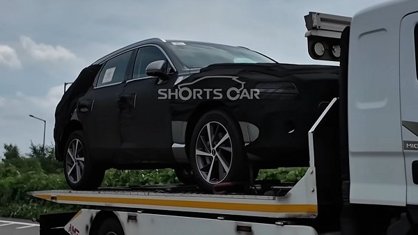 GV80 하이브리드 테스트카. [사진=Youtube '숏카 SHORTS CAR']
