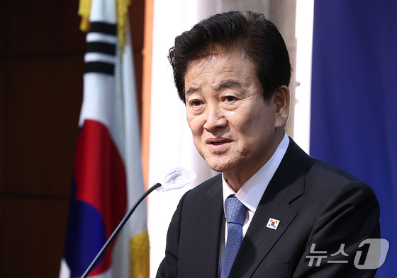 Minister of Unification Chung Dong-young 2025.9.24 / News1