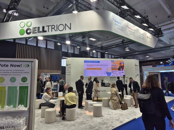Celltrion\'s booth at the European Association of Dermatologists (EADV) / News1