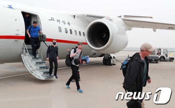  Air Koryo Reference Photo. 2018.5.26 / News1