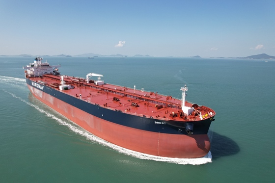 A 157K crude oil carrier built by HD Hyundai Samho, delivered in 2023 / Provided by HD Hyundai