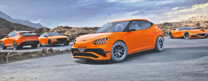 제네시스 고성능 전기차 '제네시스 마그마' 라인업 이미지. / 사진=제네시스
