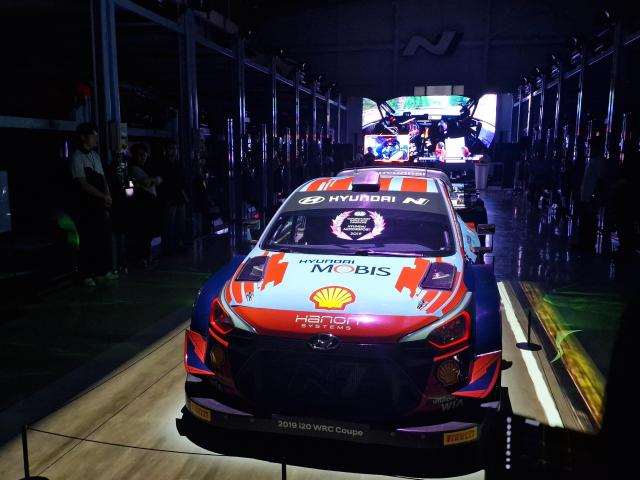 2019년 WRC 제조사 종합 우승을 차지한 i20 랠리카사진오주석 기자