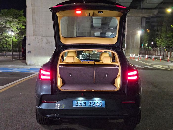 GV60 트렁크. ⓒ데일리안 정진주 기자