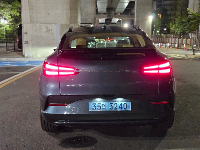 GV60 후면. ⓒ데일리안 정진주 기자