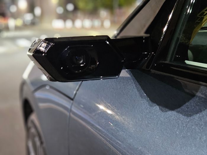 GV60 디지털사이드미러. ⓒ데일리안 정진주 기자