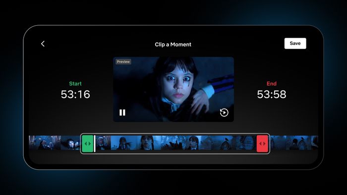 넷플릭스 ‘클립’ 기능ⓒ넷플릭스