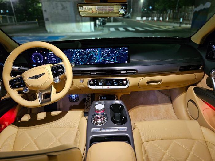 GV60 앞좌석. ⓒ데일리안 정진주 기자