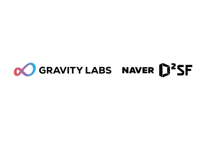 네이버 D2SF(오른쪽)와 그래비티랩스 로고ⓒ각사