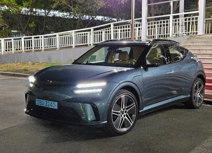 GV60 정측면. ⓒ데일리안 정진주 기자