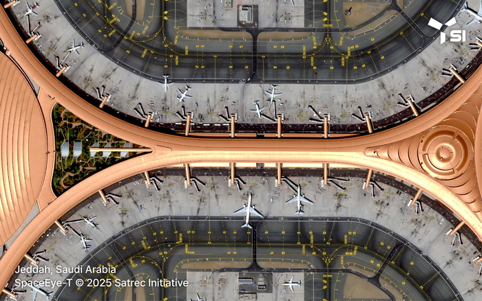 쎄트렉아이의 스페이스아이-티가 촬영한 사우디아라비아 제다 공항. (쎄트렉아이 제공)