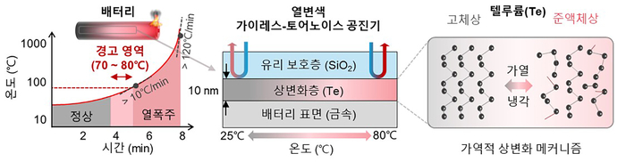 나노광학 온도 시각화 센서.