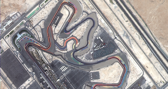 초소형 군집위성 시제기가 지난 1월 촬영한 카타르 도하 모습. (우주청 제공)