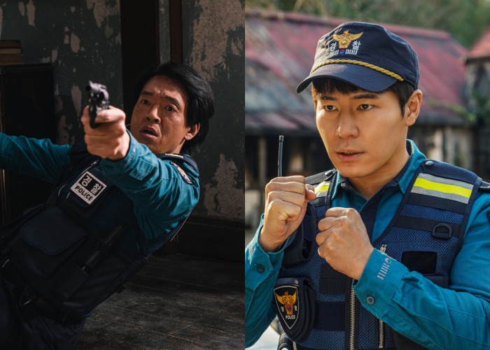 박지환과 이규형은 지난해 코미디 영화 '핸섬가이즈'에 출연했다. 사진제공=NEW
