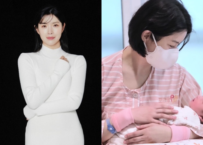 지난 달 29일 아들을 출산한 배우 안시하. 사진제공=웨일