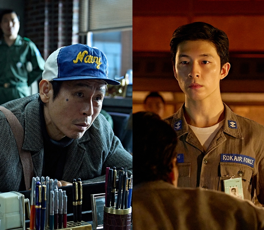 '굿뉴스'의 설경구(왼쪽)와 홍경. 사진제공=넷플릭스
