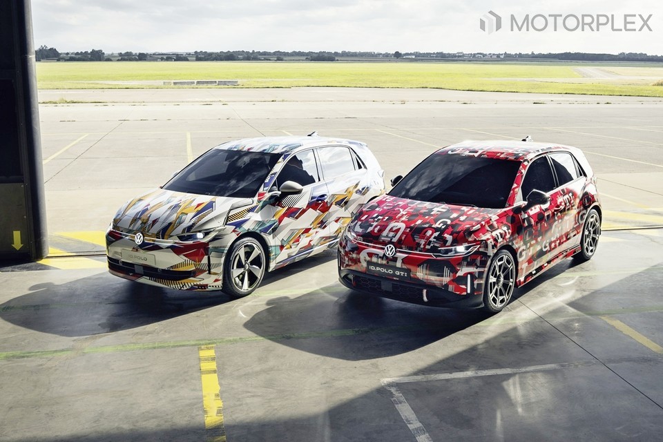 폭스바겐 ID.폴로 위장막 차량