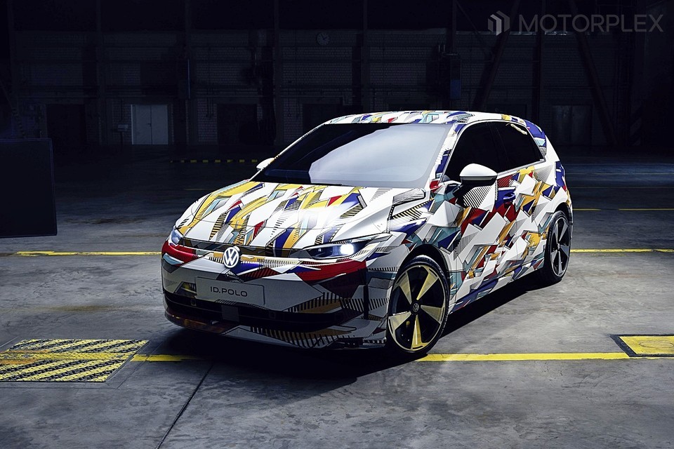 폭스바겐 ID.폴로 위장막 차량