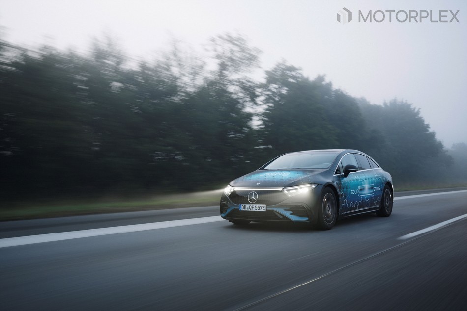 메르세데스 벤츠 EQS 전고체 배터리 테스트카