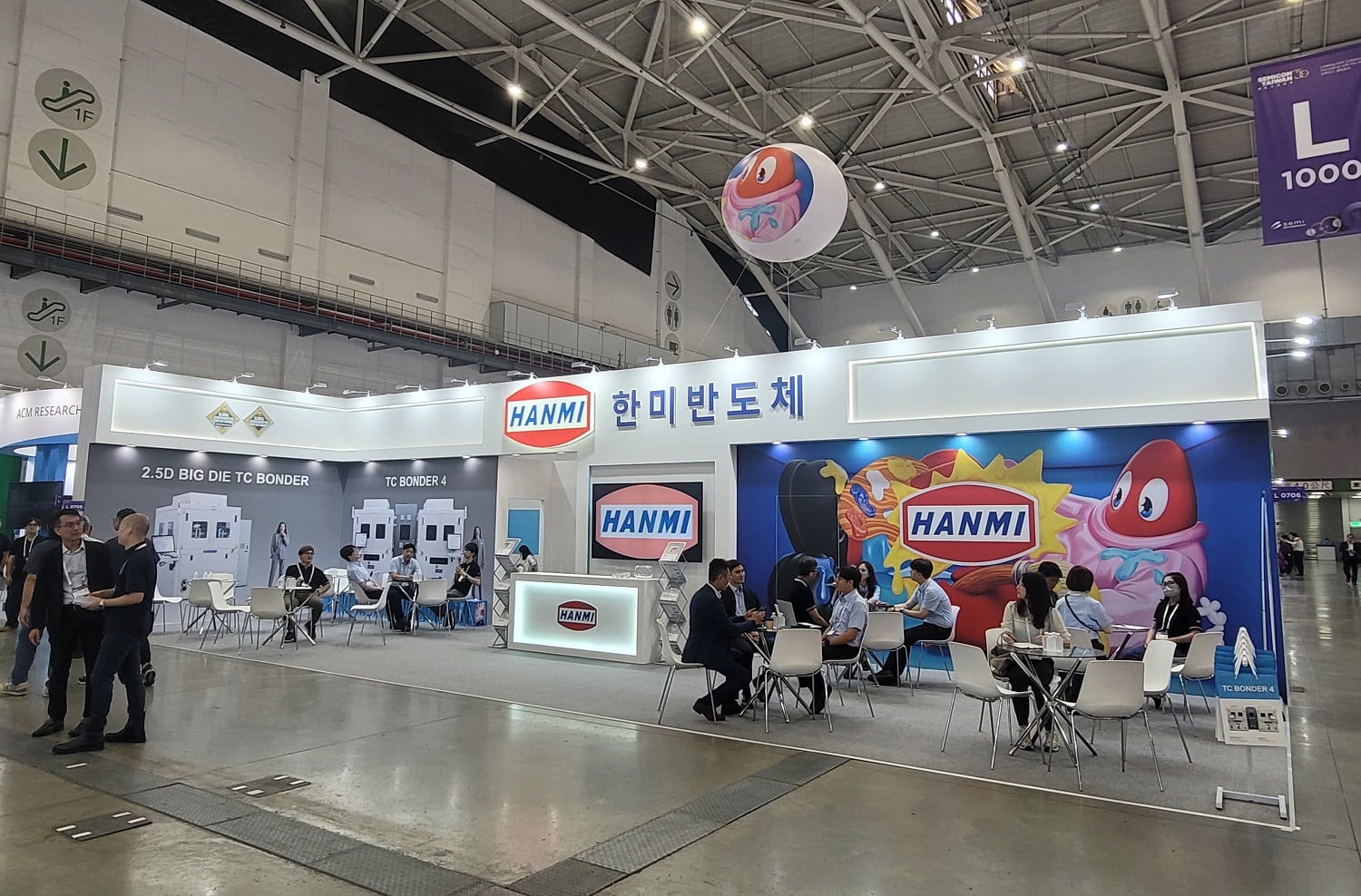 한미반도체 세미콘 타이완 전시 공간./한미반도체 제공