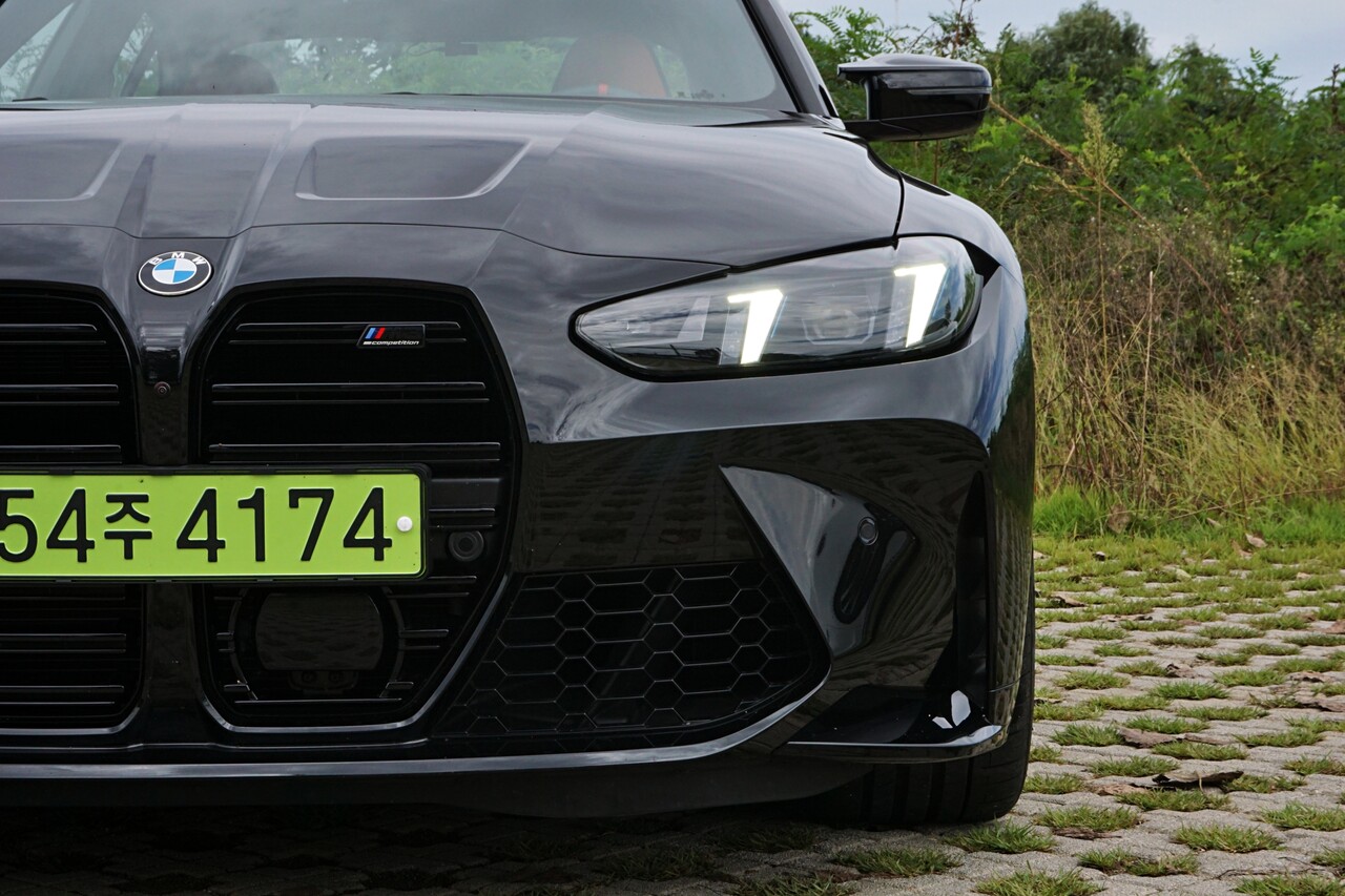 BMW M3 컴페티션 M x드라이브 전면. / 허인학 기자