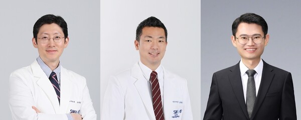 (좌측부터 차례로) 오세진 교수, 장원모 교수, 최홍재 박사