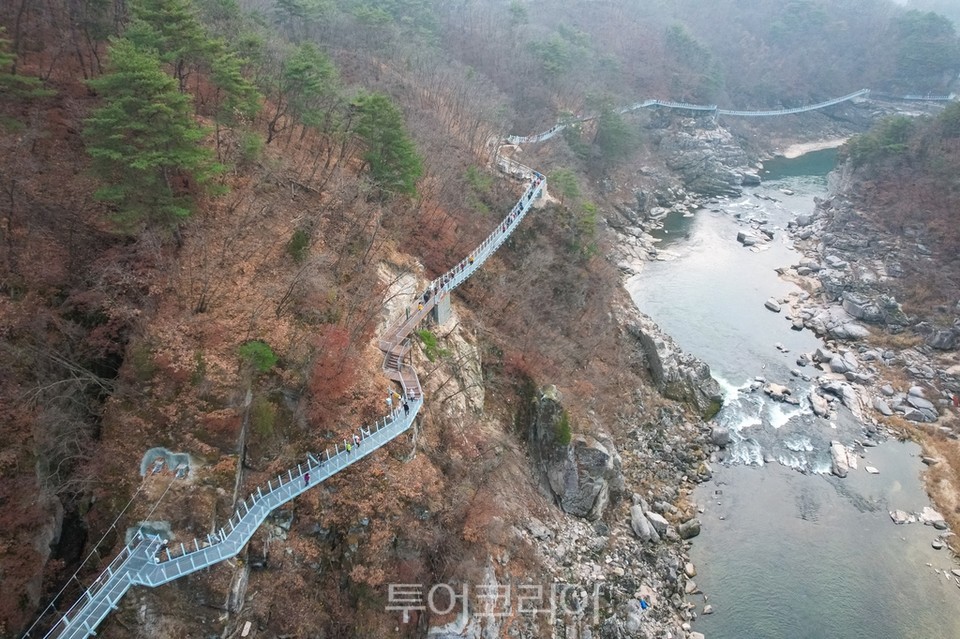 철원 한탄강 주상절리길 잔도. /사진-철원군