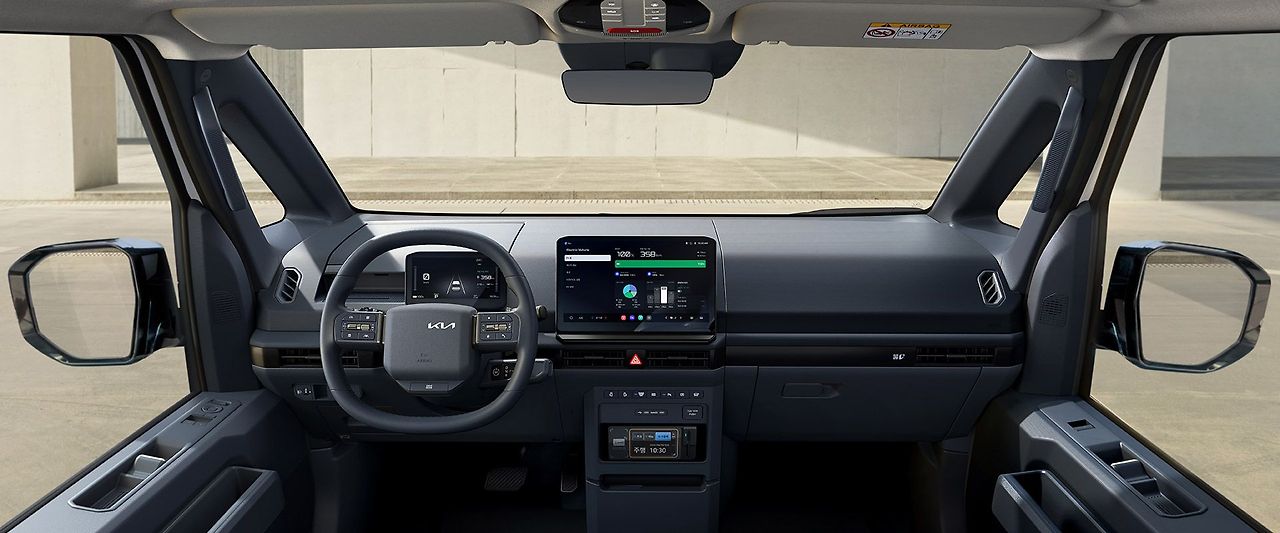 기아 PV5 택시전용 디스플레이 공개 통합으로 실용성 업