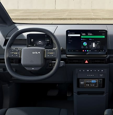 기아 PV5 택시전용 디스플레이 공개 통합으로 실용성 업