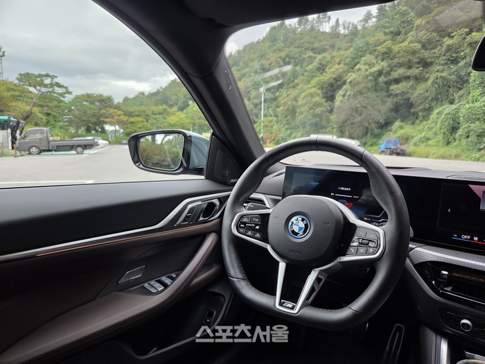 BMW i4 eDrive40. 양평 | 원성윤 기자 socool@sportsseoul.com