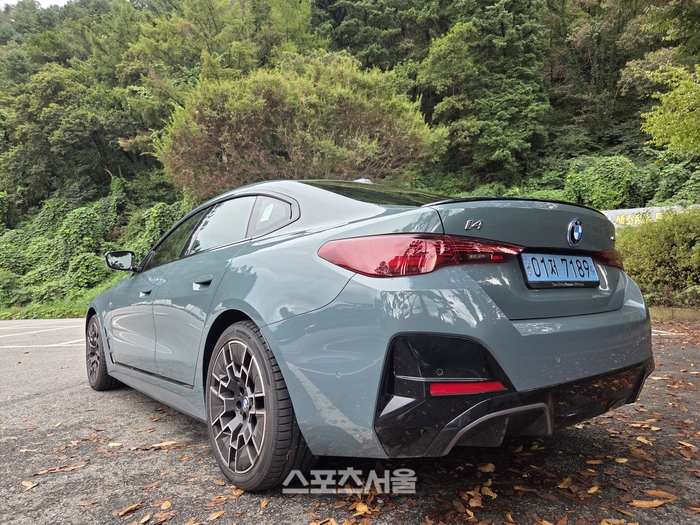 BMW i4 eDrive40. 양평 | 원성윤 기자 socool@sportsseoul.com