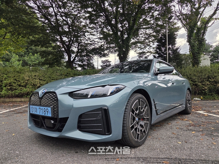 BMW i4 eDrive40. 양평 | 원성윤 기자 socool@sportsseoul.com