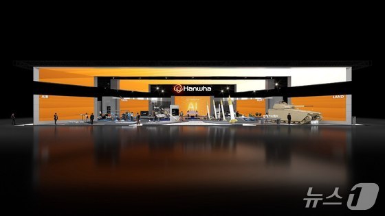  Hanwha\'s booth at the ADEX 2025 / Provided by Hanwha Aerospace