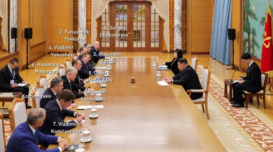 On October 10, Kim Jong Un, General Secretary of the Workers\' Party of Korea, held talks with a visiting Russian delegation to mark the 80th anniversary of the party\'s founding / Korean Central TV, NK News