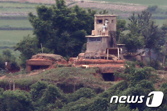  North Korean military guard post (reference photo). 2020.6.23 / News1