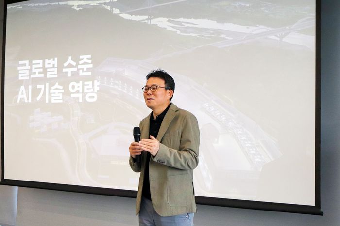 이상준 네이버클라우드 CIO(최고정보책임자)가 지난 26일 세종시에 위치한 데이터센터