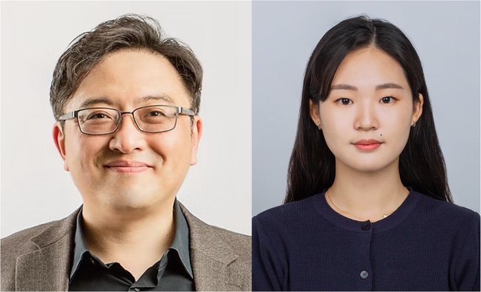 왼쪽부터 박성민 교수, 황민주 석사