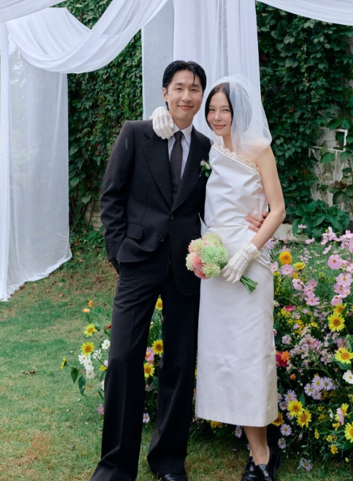 방송인 김나영과 가수 마이큐가 지난 3일 결혼식을 올렸다. 사진출처=김나영 SNS