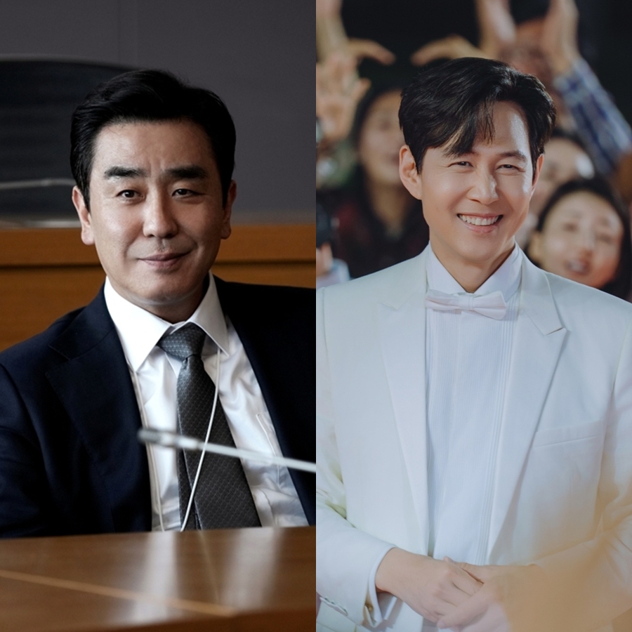 류승룡(왼쪽)과 이정재. 사진제공=JTBC·tvN