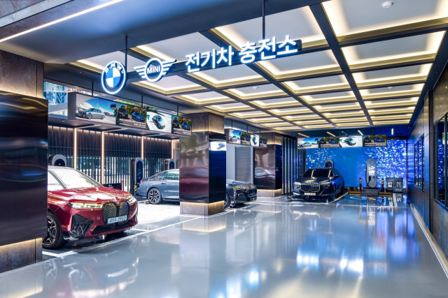 국내 최초 라운지형 전기차 급속 충전소 'BMW 차징 허브 라운지' 전경. 사진 제공=BMW코리아