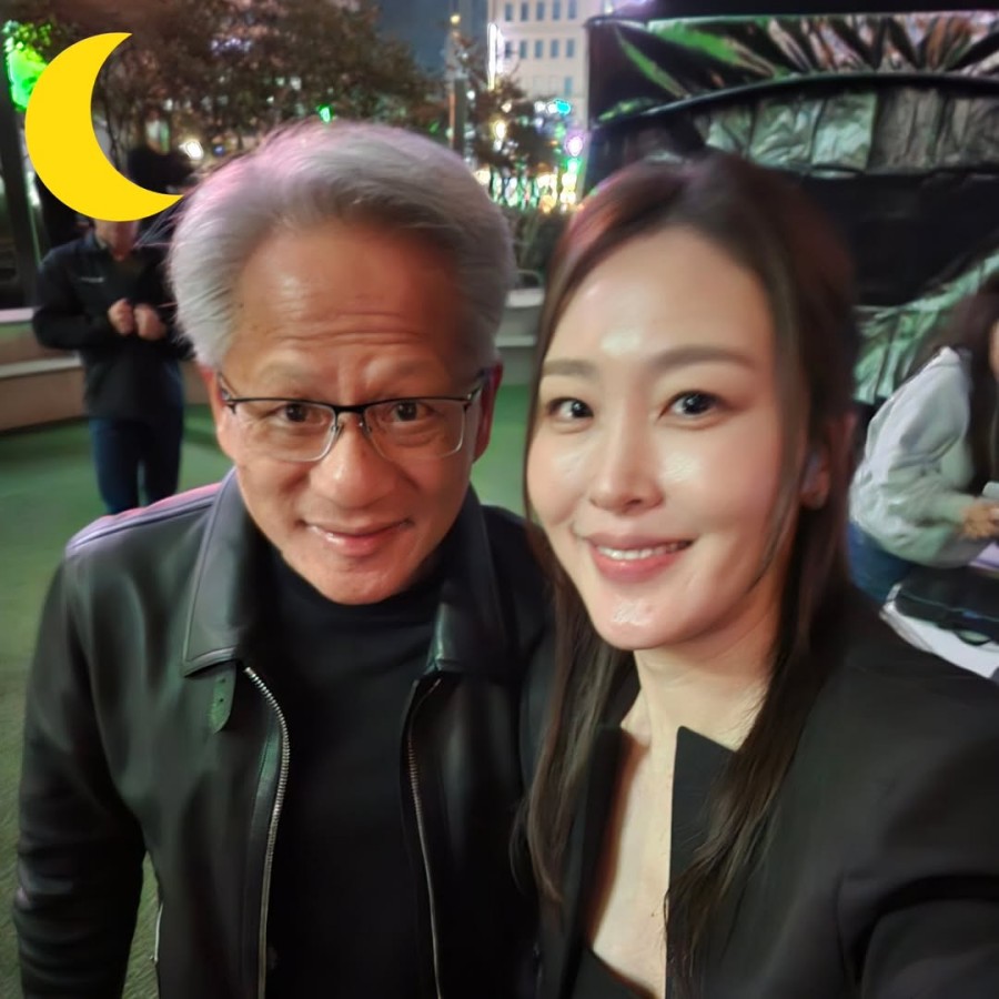 신아영 젠슨 황 투샷 / 사진 : 신아영 인스타그램